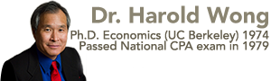 Dr. Harold Wong, Ph.D. Economics